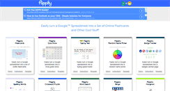 Desktop Screenshot of flippity.net